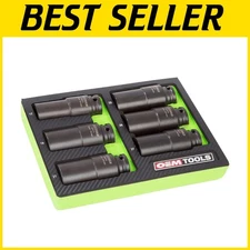 Durable Chrome Moly Impact Socket Set - Enhanced Torque Delivery for Mechanics