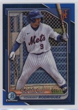 2024 Bowman Draft Chrome Blue Refractor 6/150 Yovanny Rodriguez #BDC-175 1e40