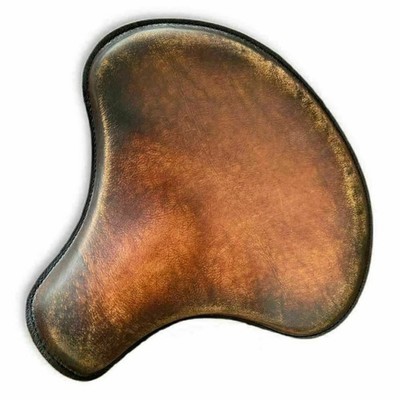 Spring Solo Seat Chopper Bobber Harley for Royal Enfield Tractor Dis Leather