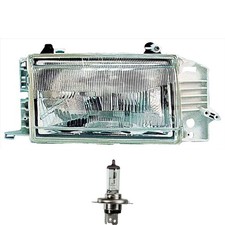 Scheinwerfer Frontscheinwerfer rechts H4 für Fiat Tipo 160 inkl. Osram Lampen
