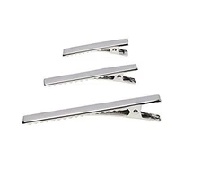 Diy Clip, Alligator Hair Clip 30 pcs Flat Top with Teeth Single Prong Metal C...