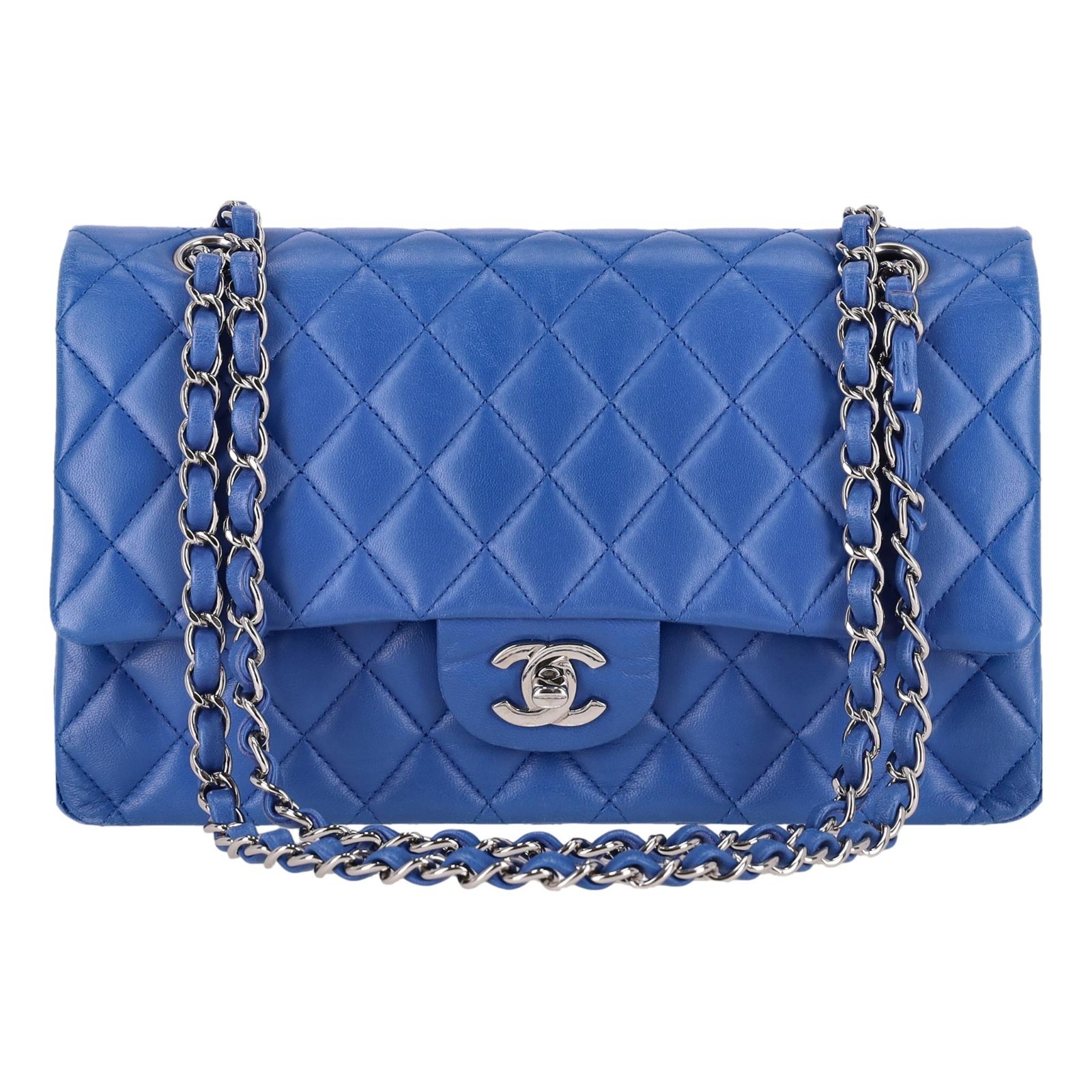 Chanel Diamond Quilted Lambskin Medium Timeless Double Flap Bag