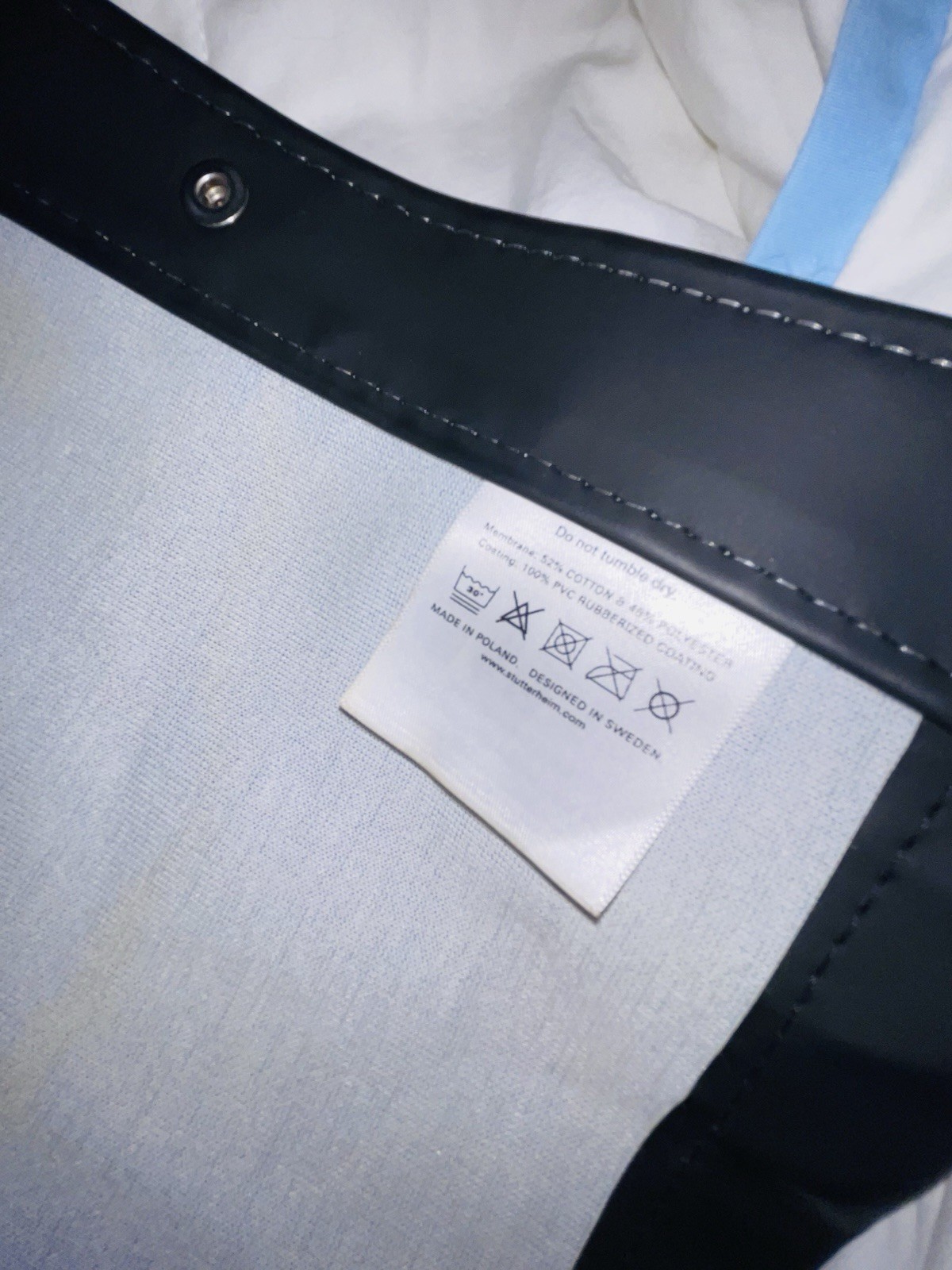 Stutterheim Stockholm Raincoat Jacket Patchwork S… - image 5