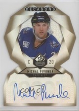 2020 SP Signature Edition Legends Decagons Gold Michal Pivonka #DC-57 Auto 0i47