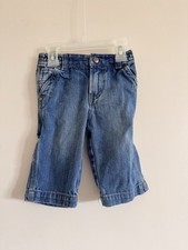 Vintage 90s 2000s 00s Baby Levi  s Carpenter Jeans Pants 6/9m Red Tab Blue Boys