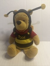 Disney Store Winnie the Pooh Mini Bean Bag Bumble Bee 8" Vintage Plush