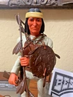 Vintage Marx Best of the West Geronimo Apache Indian Figure 100% Original Accs.!