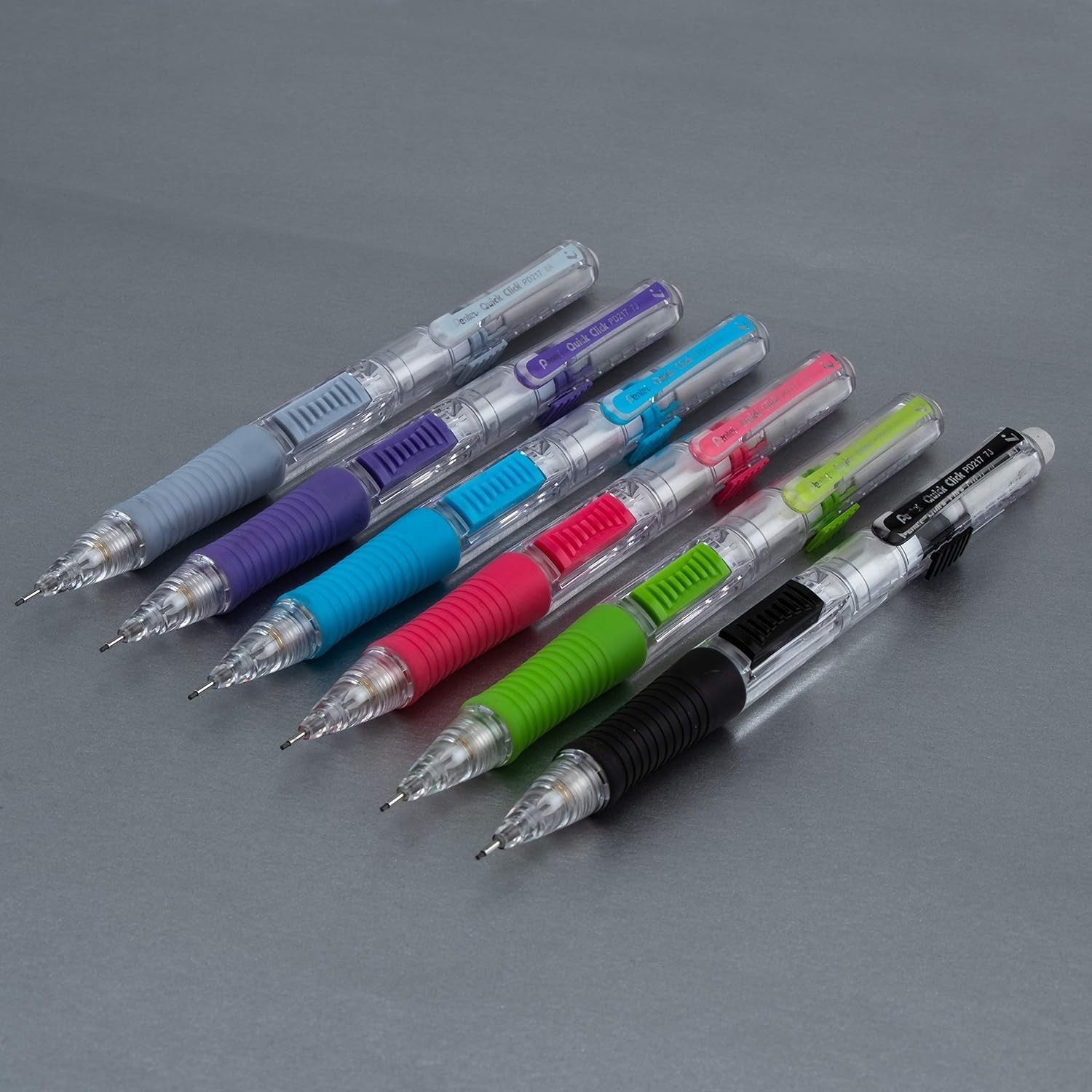 Quick Click Mechanical Pencil, 0.7mm, Bright Colors, 36-Pack