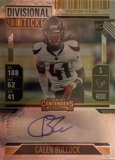 2024 Panini Contenders Rookie Ticket Auto#212 Calen Bullock Divisional Ticket