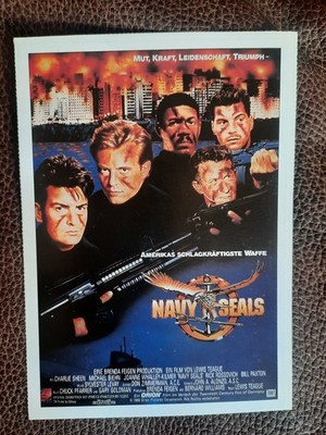 NAVY SEALS | 1990 | CINEMA Filmkarte | Sheen | Biehn