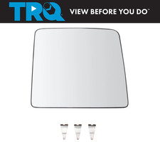 Trq Exterior Tow Mirror Upper Glass Rh Passenger Side For 08-16 Ford Super Duty Trq Exterior Tow Mirror Upper Glass Rh Passenger Side For 08-16 Ford Super Duty