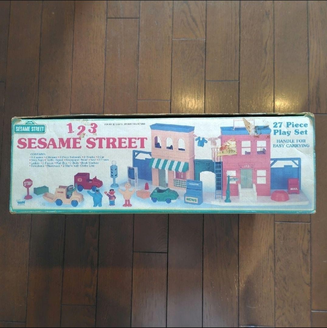 VINTAGE 123 SESAME STREET PLAYSET #073109 | eBay