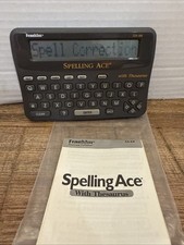 Franklin Spelling Ace w/Thesaurus Games Crossword SA-98