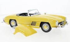 1/18 Mercedes Benz Roadster Yellow I Norev Mercedes 300 SL Roadster W198 II yell