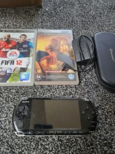 Sony Psp 3003 Handheld Console Black With 2 Games Memory Card And Charger
