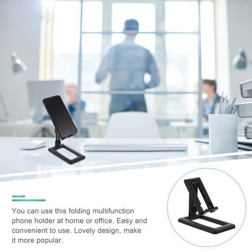 1pc Creative Foldable Desktop Phone Tablet Storage Rack Storage Stand for Home - 第 12/12 張圖片
