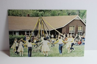 Students Performing May Pole Dance at Hindman Settlement School Hindman KY