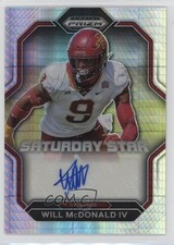 2023 Prizm Draft Picks Saturday Star Signatures Hyper Will McDonald IV Auto e6p