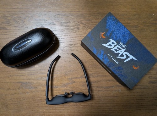 VITURE Beast XR AR Glasses Complete in Box w/ Case & Cable Excellent