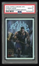2025 Topps chrome Aaron Judge Alter Egos Super Heroes PSA 10  ( POP 2 ) 📈