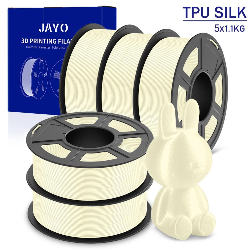 JAYO Silk TPU (98A) 5 pack (5.5kg), Creamy White.