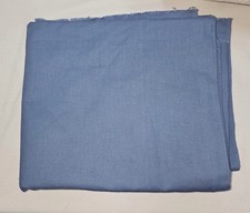 2 Yards Blended Fabric Light Blue Medium Weight Unbranded 45 Wide
