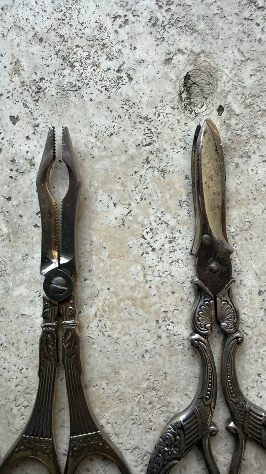 Lot 2 Ancienne Paire De Ciseaux ( À Raisins Fruits ? ) Collection - Photo 3/4