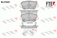 FTE Bremsbelagsatz Scheibenbremse 9010979 FüR Hyundai Santa FÉ 3 DM DMA FE 4 TM