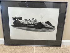 David Gray Mario Andretti Race Car Art Print