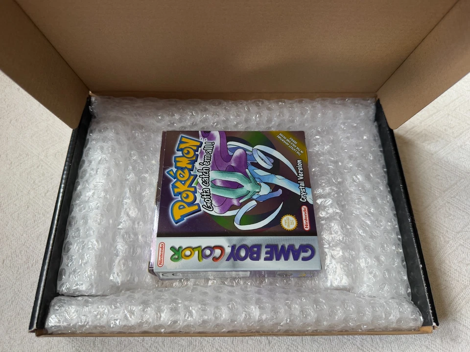 Pokemon Crystal Version Nintendo Game Boy Color - UK PAL VGC CIB - Tracked - Image 3 of 4