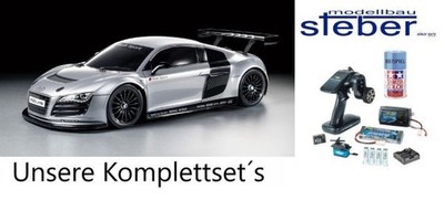 Tamiya 58749 1:10 RC Audi R8 LMS 2008 (TT-02) Bausatz Komplettset