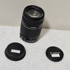 Canon EF-S 55-250mm f/4-5.6 IS II Lens with Lens Caps