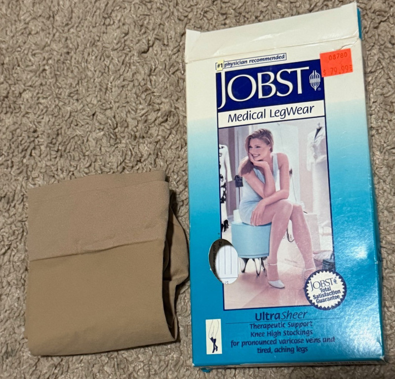 Jobst Medical Compression Stockings 20-30mmHg Beige Large/SBand Beige