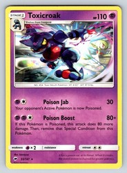Toxicroak 55/147 Burning Shadows