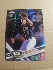 2017 Topps Chrome - Matt Olson X-Fractor (RC) Oakland Athletics Atlanta Braves