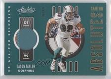 2020 Panini Absolute Canton Absolutes Relics Prime 40/49 Jason Taylor #3 HOF 5m1