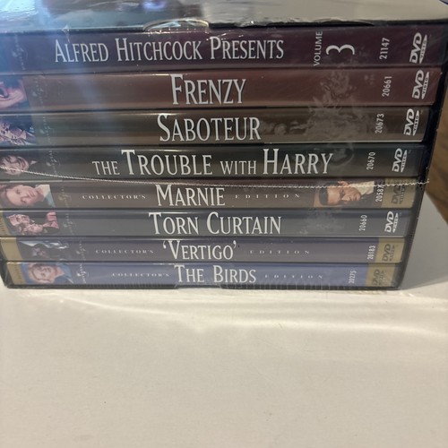 The Best of Alfred Hitchcock Collection Volume 2 2001 DVD 8-Disc Box Set BIRDS + - Picture 3 of 3