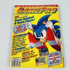 Gamepro Volume 5, 11, November 1993 Sonic Spinball and Sonic Chaos 272 pages