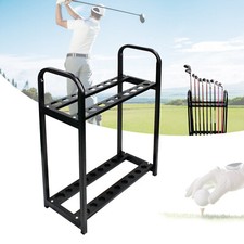 Golf Club Organizer 18-hole Golf Club Holder Rack Golf Club Ground Display Stand