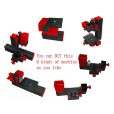 6 Tools in 1 CNC Wood Metal Lathe Milling Machine Jig-saw Driller Grinder Miller