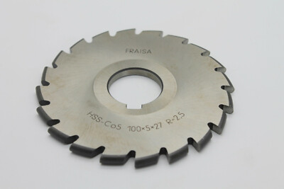Halbkreisfräser HSSE Co 5 100X5x27 R2,5 fräser Profilfräser