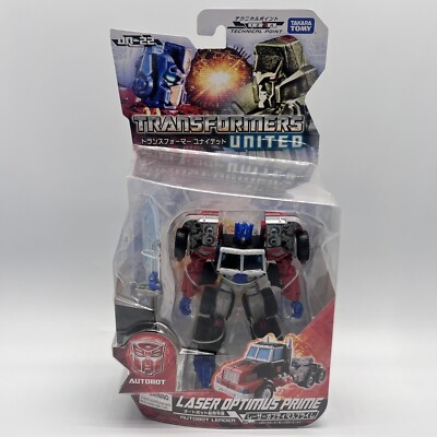 Transformers United UN-22 Laser Optimus Prime Figure Takara Tomy