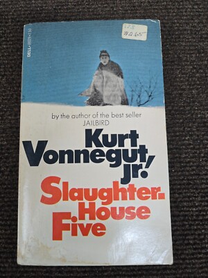 Vintage Slaughter House Five By Kurt Vonnegut Jr Dell Paperback Blue Edges