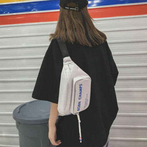 Men Women Sling Bag Chest Fanny Packs Cross Body Casual Sports Shoulder Backpack - Picture 21 of 23