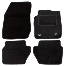 Fits Ford Fiesta Car Floor Mats Mk7 2009-2011 Tailored Carpet 4pc Set Oval Clip