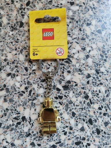 BNWT LEGO Classic GOLD MINIFIGURE Keychain / Keyring LEGO CLASSIC 850807