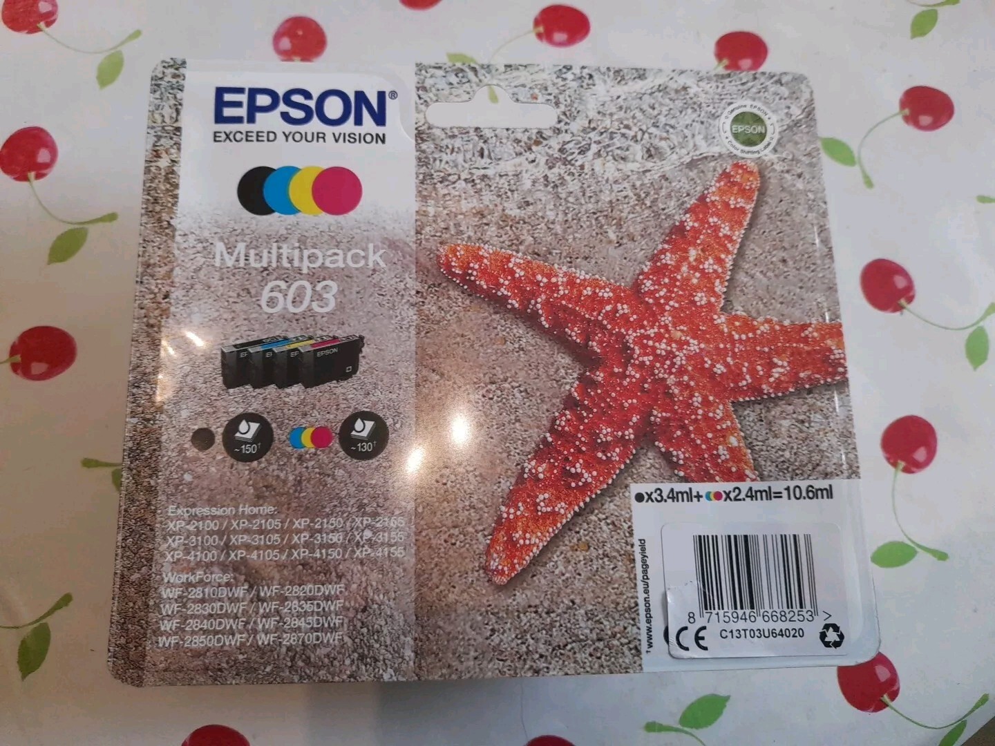 Epson 603 Multipack - Pack 4 Cartouches originales - Noir,Magenta,Cyan,Jaune #18