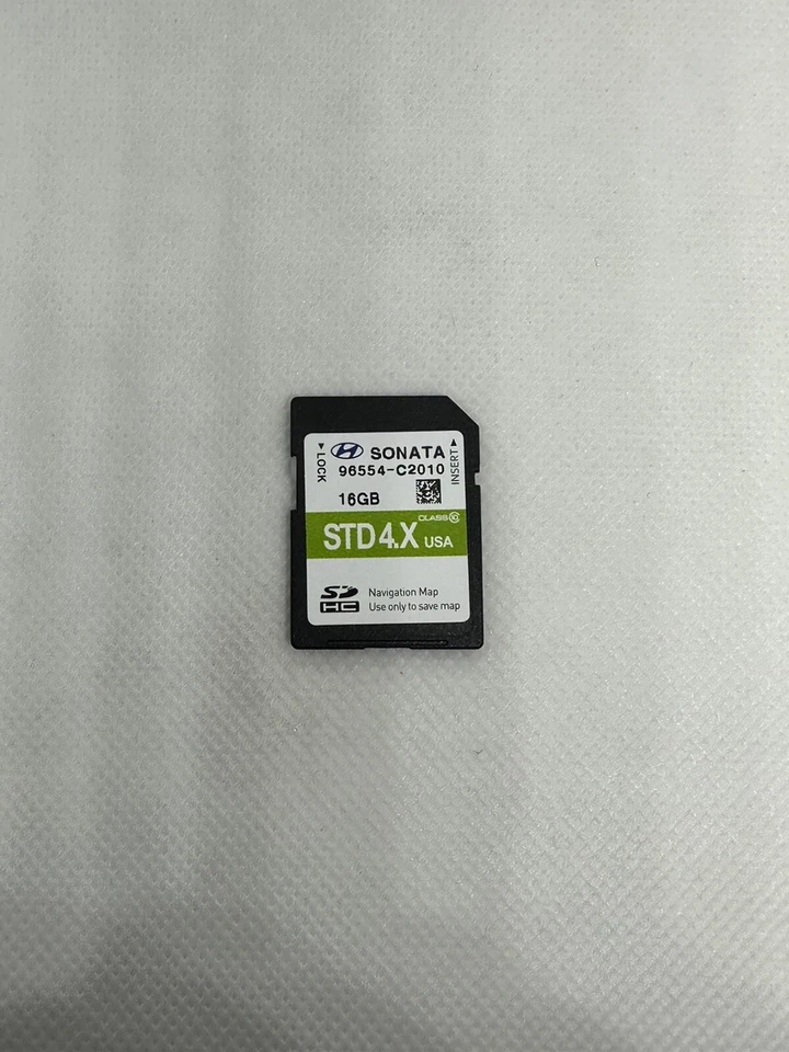 OEM 2016 HYUNDAI SONATA SD Navigation Memory Card 96554-C2010 Map Data - Image 2 of 4