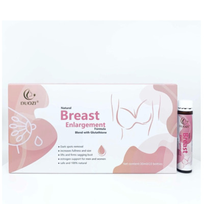 Duozi natürliches Getränk zur Brustvergrößerung mit Glutathion 30 ml x 10 Flaschen