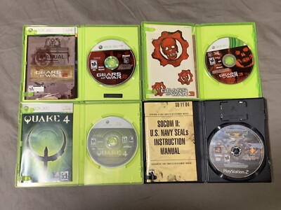 Eight (8) XBOX 360 and PS2 Game. All Complete and Tested | eBay